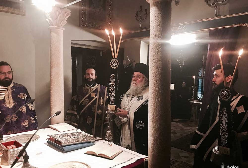 Προηγιασμένη Θεία Λειτουργία στο Ι.Π. του Αγίου Σπυρίδωνος