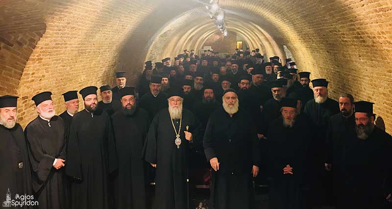 Έκτακτη Ιερατική Σύναξη της Ι.Μ. Κερκύρας