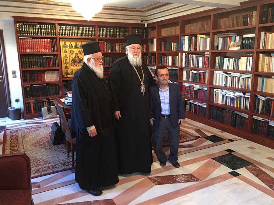 Ο ΜΗΤΡΟΠΟΛΙΤΗΣ ΚΕΡΚΥΡΑΣ ΜΕ ΤΟΝ ΝΕΟ ΔΙΟΙΚΗΤΗ ΤΟΥ ΝΟΣΟΚΟΜΕΙΟΥ ΚΕΡΚΥΡΑΣ