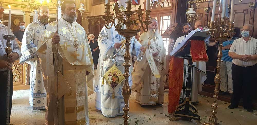 Ο Μητροπολίτης Κερκύρας στους Παξούς