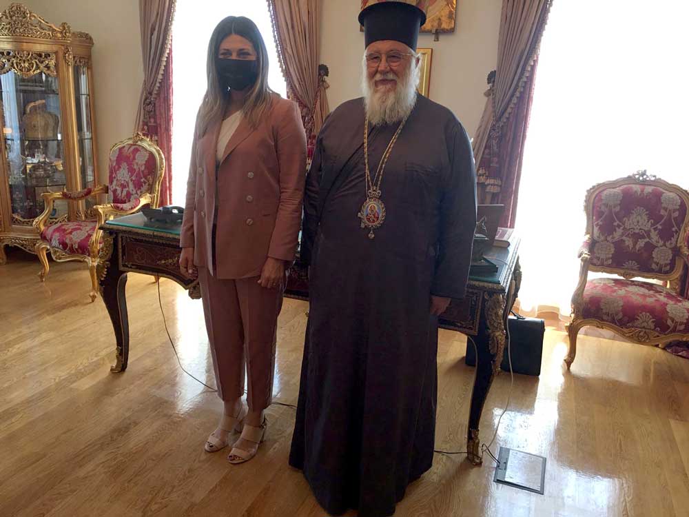 ΣΥΝΑΝΤΗΣΗ ΤΗΣ ΥΦΥΠΟΥΡΓΟΥ ΤΟΥΡΙΣΜΟΥ κα ΣΟΦΙΑΣ ΖΑΧΑΡΑΚΗ ΜΕ ΤΟΝ ΜΗΤΡΟΠΟΛΙΤΗ ΝΕΚΤΑΡΙΟ (4)
