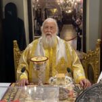 ΘΕΙΑ ΛΕΙΤΟΥΡΓΙΑ ΓΙΑ ΤΗΝ ΣΥΜΠΛΗΡΩΣΗ 20 ΧΡΟΝΩΝ ΑΠΟ ΤΗΝ ΕΝΘΡΟΝΙΣΗ ΤΟΥ ΜΗΤΡΟΠΟΛΙΤΗ ΚΕΡΚΥΡΑΣ 9