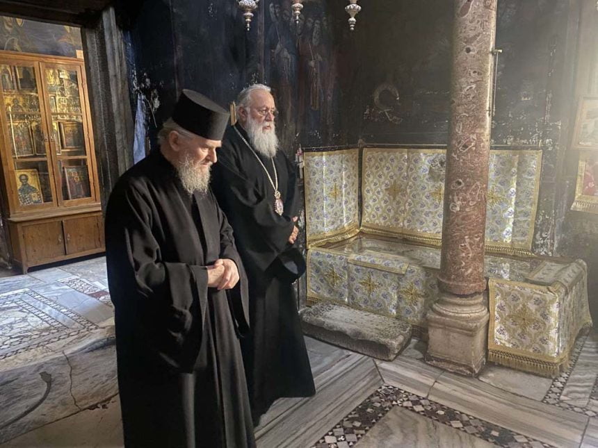 Ο Μητροπολίτης Κερκύρας κ. Νεκτάριος στο Άγιον Όρος (11)