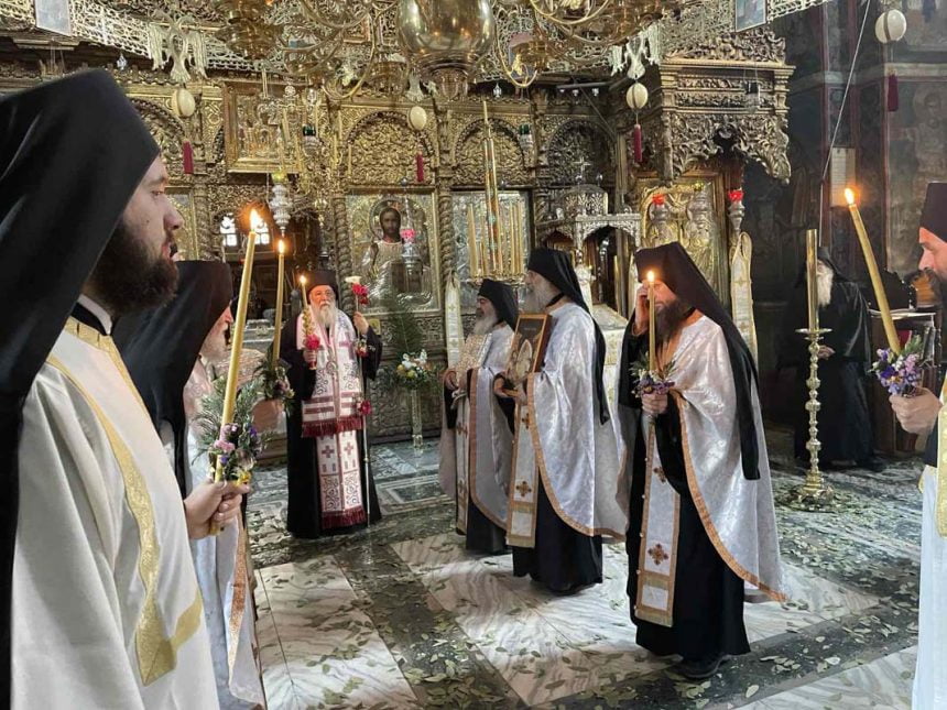 Ο Μητροπολίτης Κερκύρας κ. Νεκτάριος στο Άγιον Όρος (3)