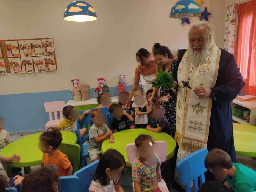 Ο ΜΗΤΡΟΠΟΛΙΤΗΣ ΚΕΡΚΥΡΑΣ ΣΤΟΝ ΒΡΕΦΟΝΗΠΙΑΚΟ ΣΤΑΘΜΟ «ΕΛΕΝΗ ΜΠΕΛΛΟΥ» (3)