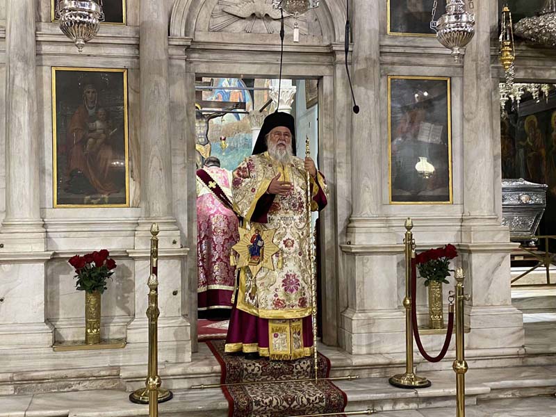 Προεορτια Θεία Λειτουργία στο Ιερό Προσκύνημα του Αγίου Σπυρίδωνος (1)