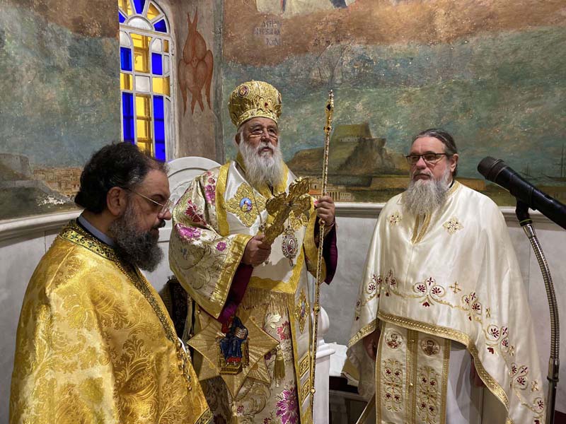 Προεορτια Θεία Λειτουργία στο Ιερό Προσκύνημα του Αγίου Σπυρίδωνος (3)