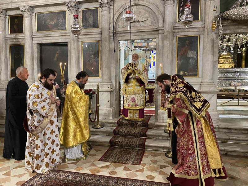 Προεορτια Θεία Λειτουργία στο Ιερό Προσκύνημα του Αγίου Σπυρίδωνος (4)
