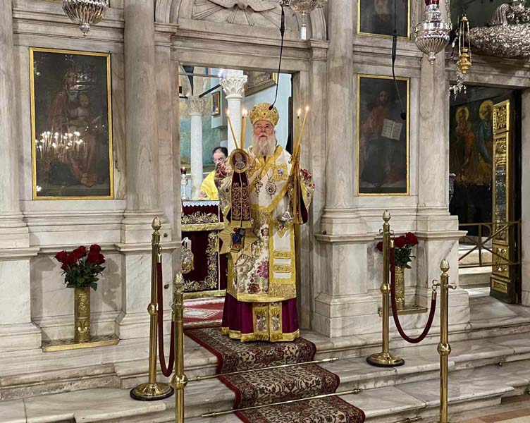 Προεορτια Θεία Λειτουργία στο Ιερό Προσκύνημα του Αγίου Σπυρίδωνος (5)