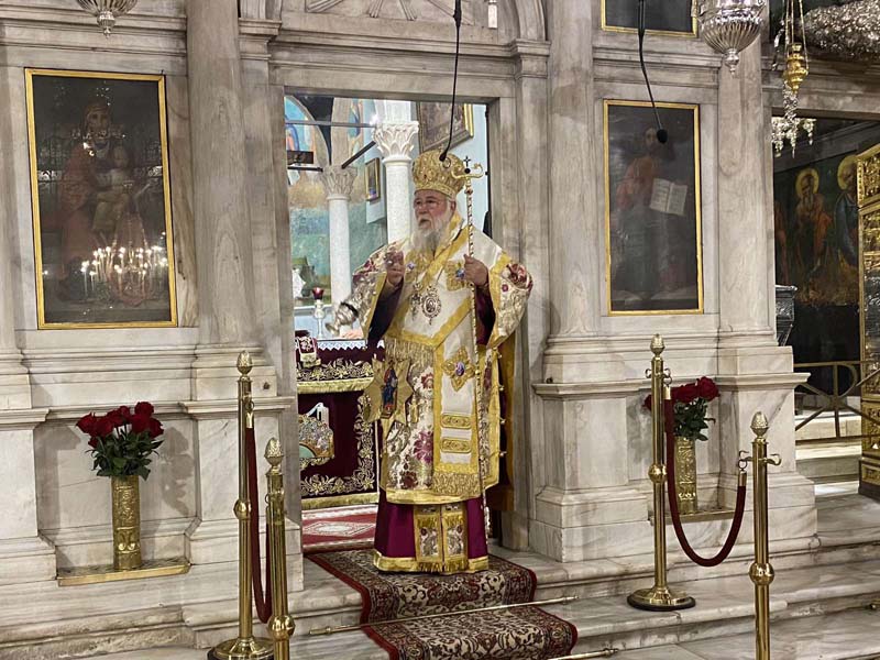 Προεορτια Θεία Λειτουργία στο Ιερό Προσκύνημα του Αγίου Σπυρίδωνος (6)