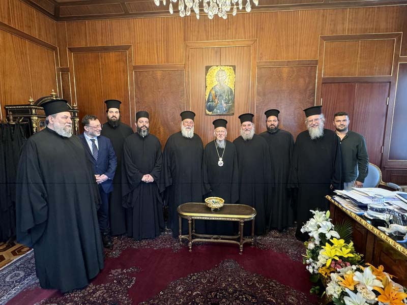 o mitropolitis kerkyras sto oikoumeniko patriarxeio (3)
