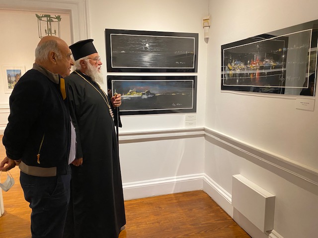 ΕΠΙΣΚΕΨΗ ΤΟΥ ΜΗΤΡΟΠΟΛΙΤΗ ΚΕΡΚΥΡΑΣ ΣΕ ΕΚΘΕΣΗ ΖΩΓΡΑΦΙΚΗΣ ΓΙΑ ΤΗΝ ΚΕΡΚΥΡΑ (2)