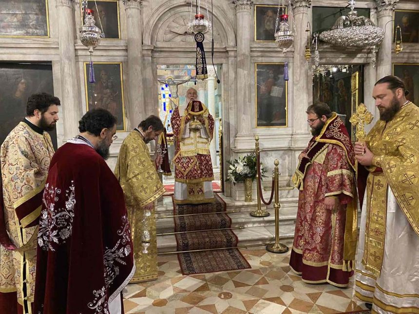 Η Θεία Λειτουργία της Μεγάλης Πέμπτης στον Άγιο Σπυρίδωνα Κέρκυρας 1