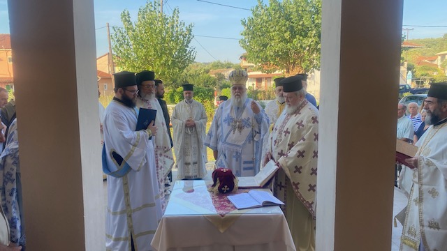 Νεόδμητο Ιερό Ναό εγκαινίασε ο Μητροπολίτης Νεκτάριος (2)